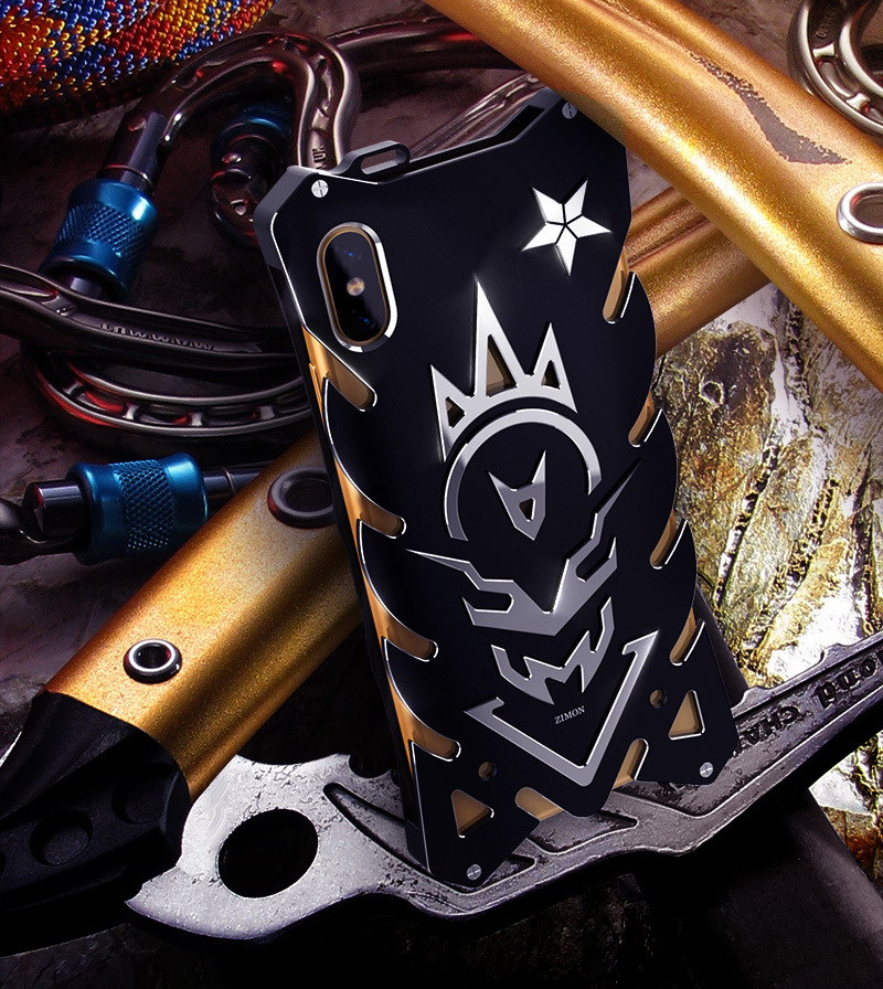 SIMON New THOR II Aviation Aluminum Alloy Shockproof Armor Metal Case Cover for Apple iPhone XS Max & iPhone XR & iPhone XS & iPhone X