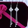 Earrings, silver bracelet, accessory, 925 sample silver, silver 990 sample