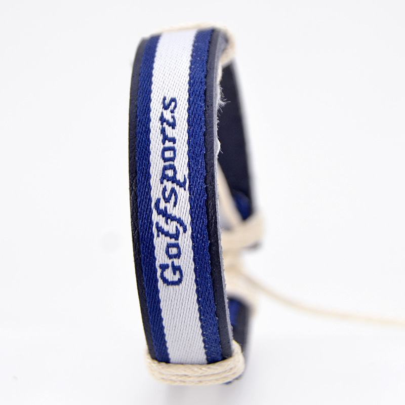 NBA team series Knight Jinzhou warrior Spurs male-cow leather hipster Lakers shoelace bracelet