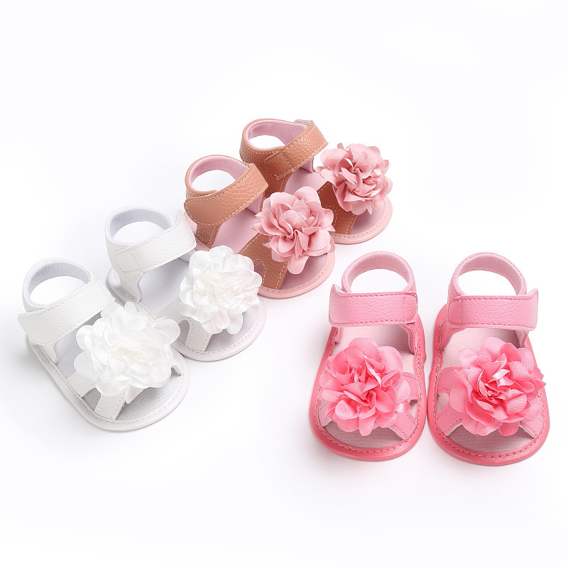 婴儿鞋夏季新款 0-1岁儿童鞋子女宝宝凉鞋学步鞋  一件代发
