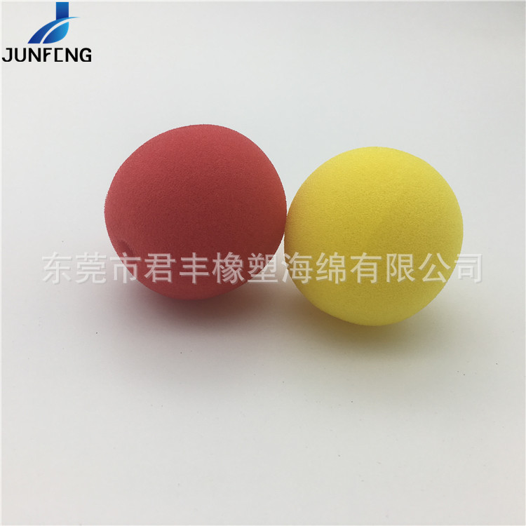 厂家直销供应过滤海绵球 海绵起泡开口圆球 直径60MM过滤圆球