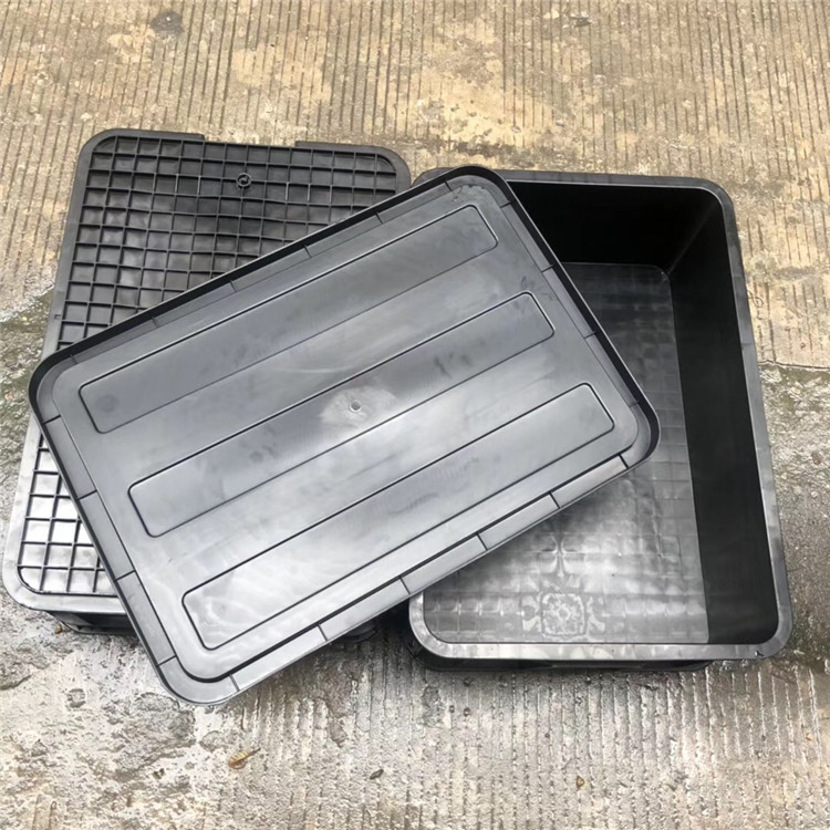 凤岗坪山塑料抗静电箱 A02号防静电周转箱610*415*250塑料周转箱