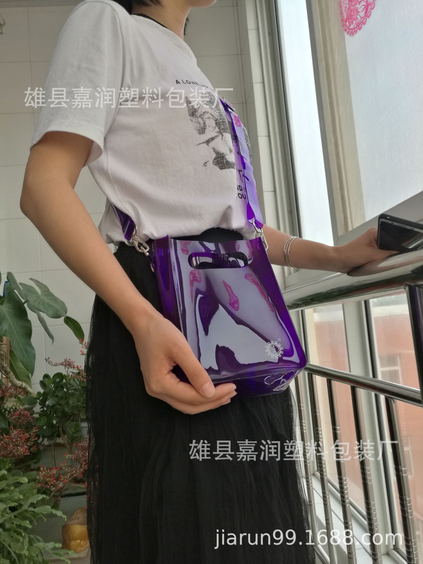 新款撞色透明双肩包 时尚pvc果冻包男女背包学生书包防水收纳现货-阿里巴巴