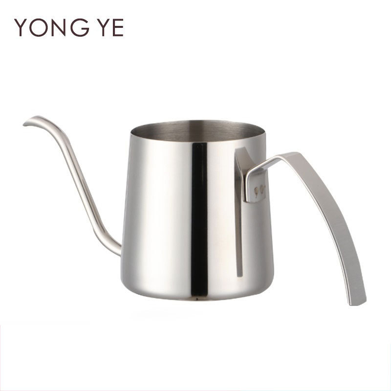七字柄250ML钢盖手冲咖啡壶挂耳壶304不锈钢细口细嘴壶