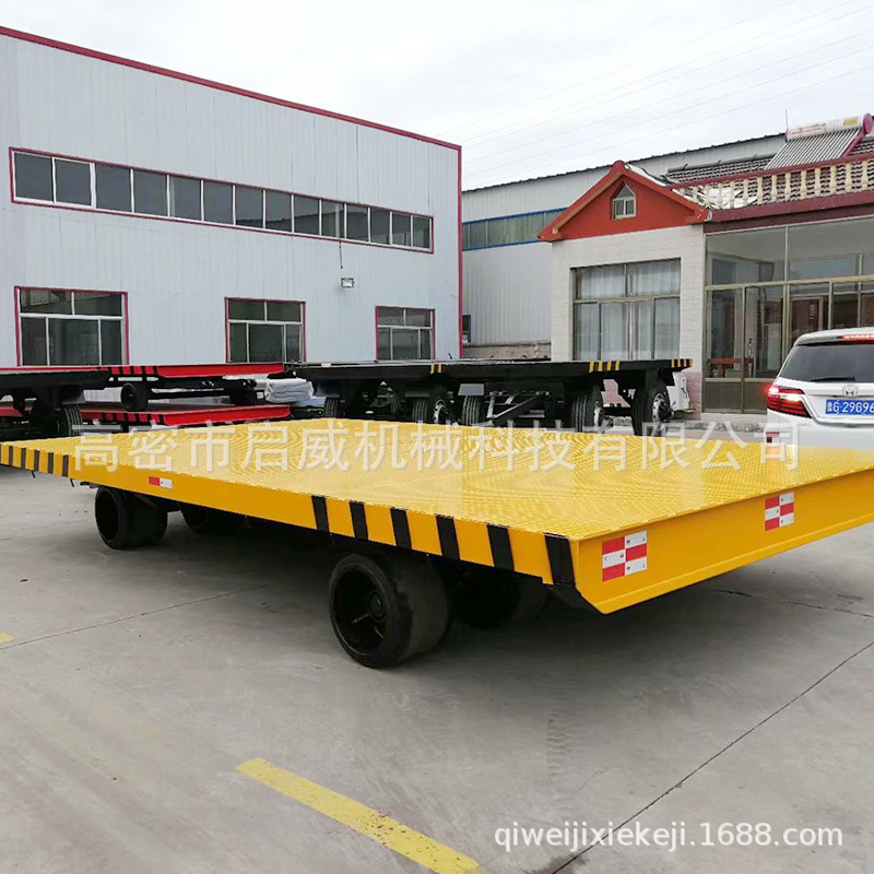 厂家供应 50吨平板拖车 悬浮式重型设备运输车 特种设备运输车