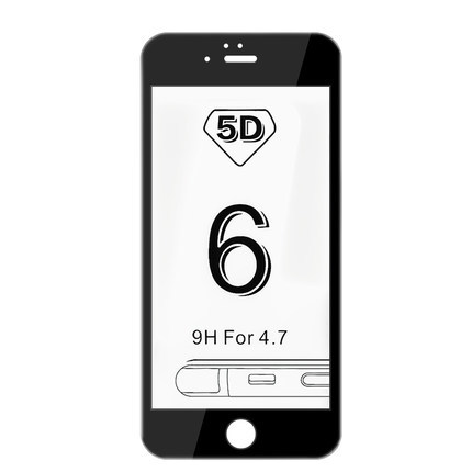 适用iPhone6p钢化膜iphone xs max全屏覆盖5D苹果7plus手机保护膜