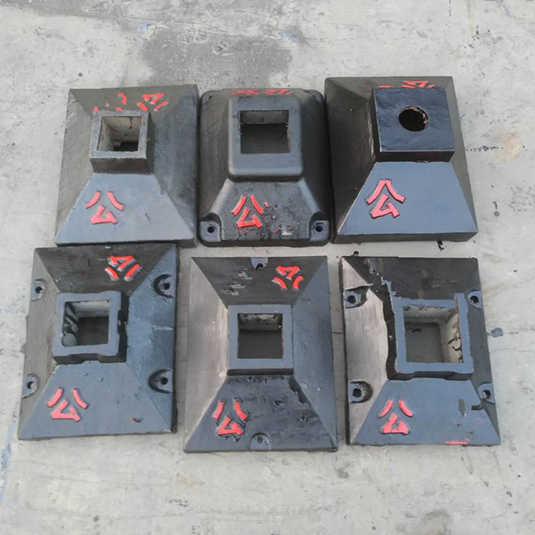 工厂直供  10-100kg铸铁马路墩  京式铸铁护栏底座  铸铁护栏底座