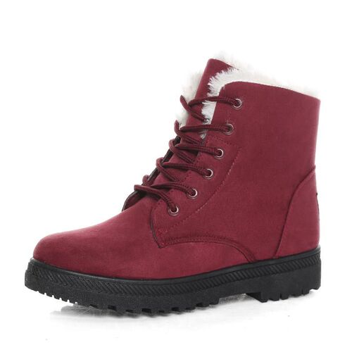 Women's Snow Boots for Winter, Plus Size, Cotton Shoes, Short Boots, Warm and Cozy, Insulated and Thickened