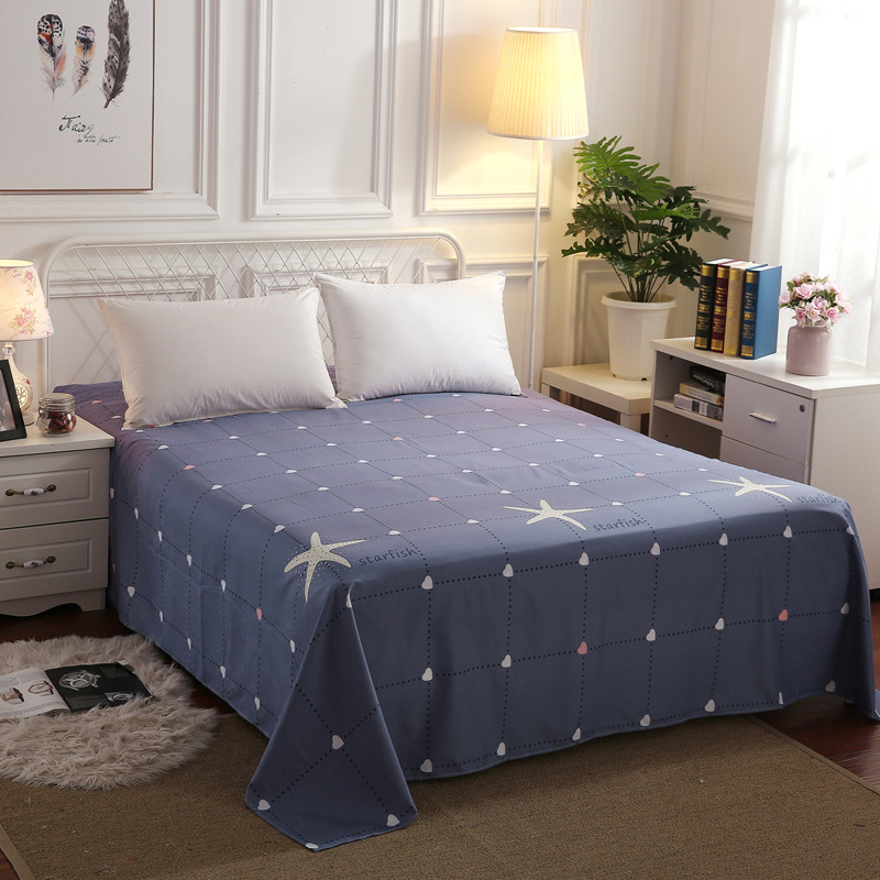 廠家磨毛床單蘆荟棉婚慶被套宿舍被單地攤貨學生床單子批發枕頭套