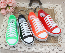 新奇特平板帆布鞋造型打火机个性创意明火挂件充气打火机