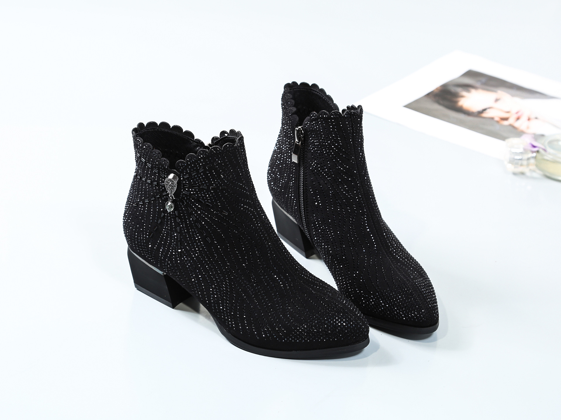 Bottes femme KANGJIAO en Matière spécial - Ref 3355241 Image 5