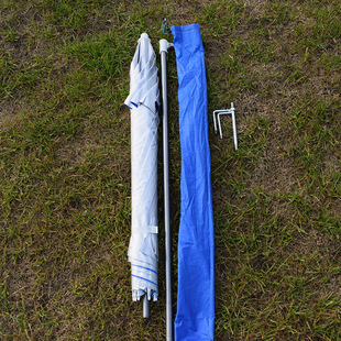 Голубая птичья зонтика промышленности Рыбалки зонтик 1,8 \ 2 метра двойной слой подкрепляющий солнцезащитный крем и рыбацкий зонтик, рыболовные снаряжения с парасолом