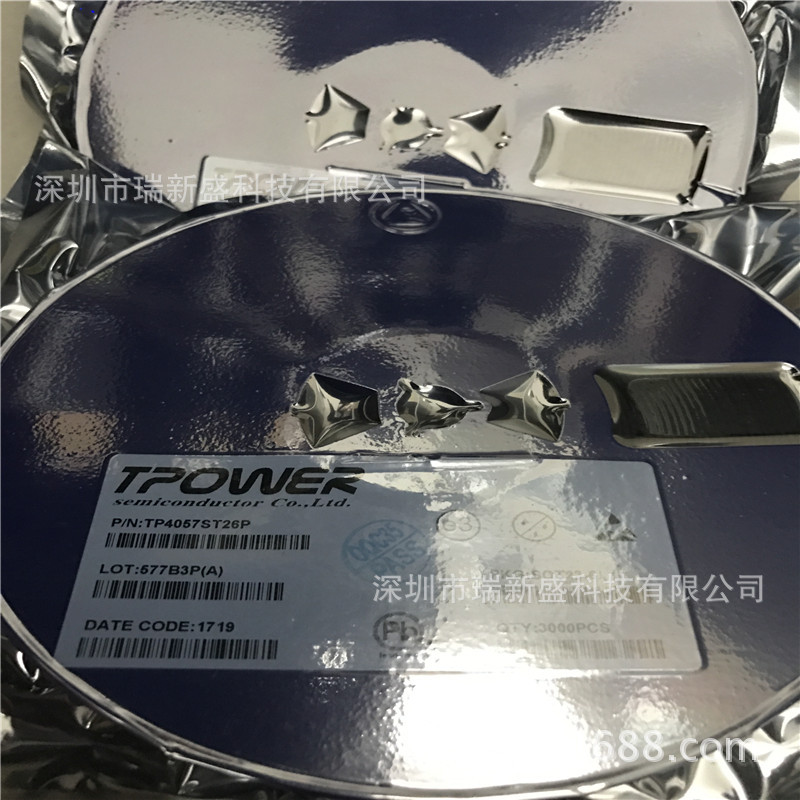 TP4059 锂电池电源管理控制芯片SOT23-6 59B5 双灯防反接