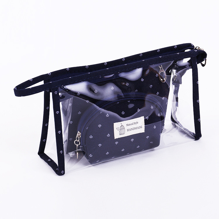 Fashion Crown Printing Cosmetic Bag Three-piece Set Wholesale Nihaojewelry display picture 10