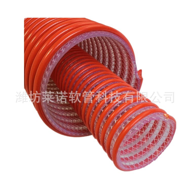 厂家直供pvc 塑筋管 pvc螺旋管 塑筋螺旋管