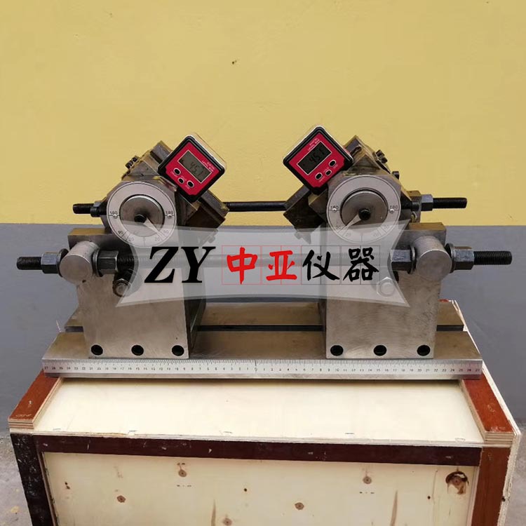 新款钢筋反向弯曲试验装置弯曲试验夹具带指针刻度正反弯曲装置
