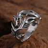 Men's accessory, one size retro ring, wholesale, silver 925 sample