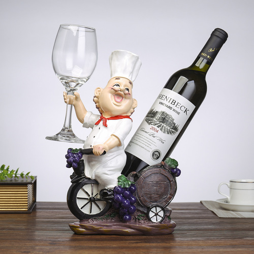 European wine rack, resin wine rack, character wine rack, wine display stand, bottle holder, gift decoration