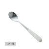 Spoon stainless steel, white coffee ceramics, wholesale