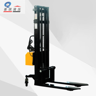 Load 1 Ton 1.5 Ton Plug-in Electric Stacker Light Hydraulic Lift Truck Warehouse Dock Loading and Unloading Forklift