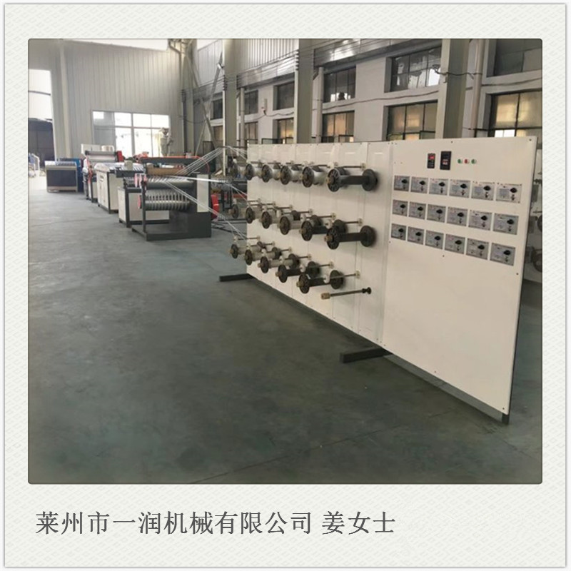 塑料拉丝机 PPPE尼龙草绳捆扎打包绳生产机器 塑料拉丝机组设备
