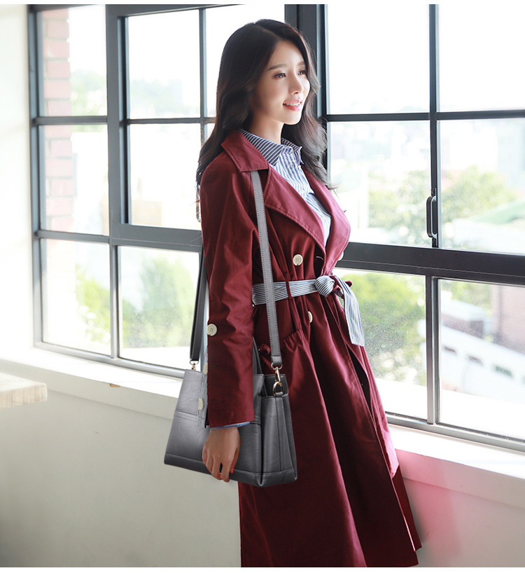 Elegant Women's Commuter Handbag Large Capacity Shoulder Bag_voghion.com