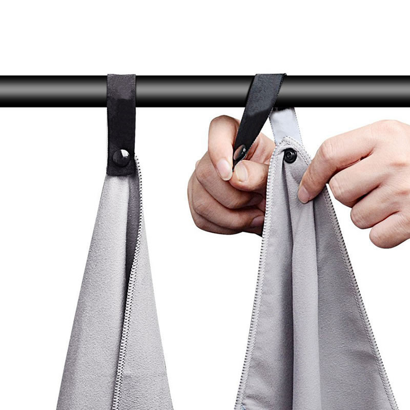 Towel for swimming for gym with zipper