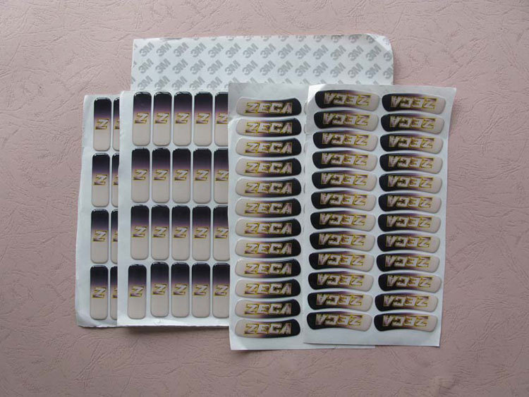 订做PVC不干胶滴塑商标 不干胶滴塑滴胶标贴、车贴商标厂家制作