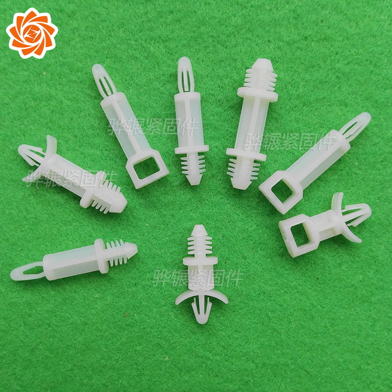 盲孔铆钉固定安装电路板隔离柱鼻型卡扣式PC板支撑柱PCB绝缘支架