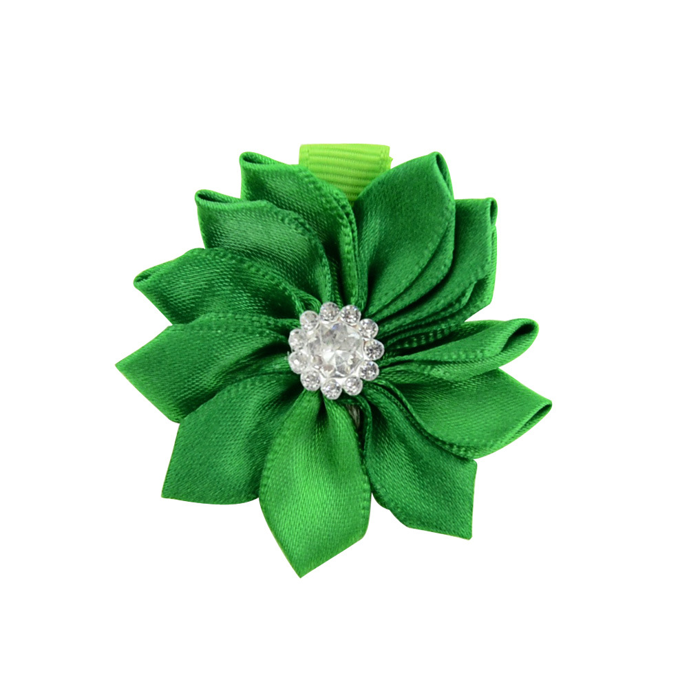 Fashion Multi-color Polyester Pointed Flower Hairpin display picture 4