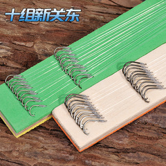 Fishing Tackle 10 Sets Team Fishing Handmade Leader Hooks New Korda High-Quality Hook Leader Line Double Hooks