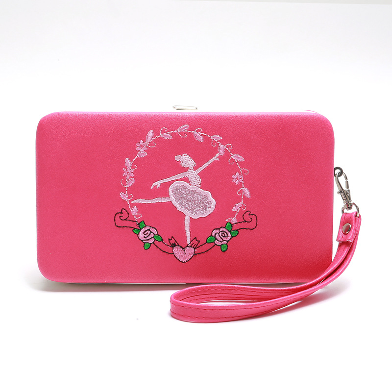 Fashion Long Multifunctional Embroidered Portable Wallet Wholesale display picture 16