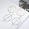 Earrings, fashionable accessory, European style, simple and elegant design, wish