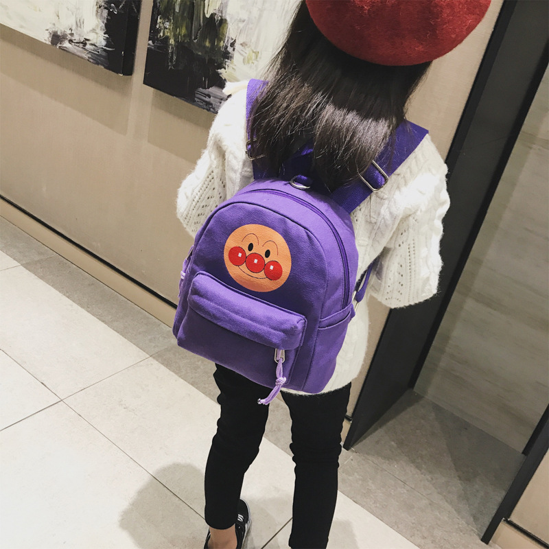 2019新款儿童双肩包卡通面包超人小学生书包可爱迷你帆布背包|ru