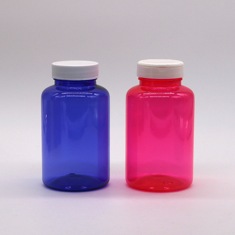 热销 300ml毫升 PET 大容量 高透亮 精致吹塑 塑料固体瓶保健品瓶