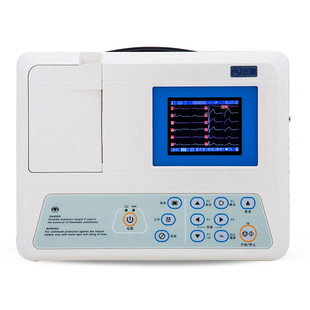 Три rui ECG-3303B Три электроэлектроэлектроэлектроэлектро-директора Двенадцать режиссеров Автоматический анализ Диагностика и диагностика Портативный