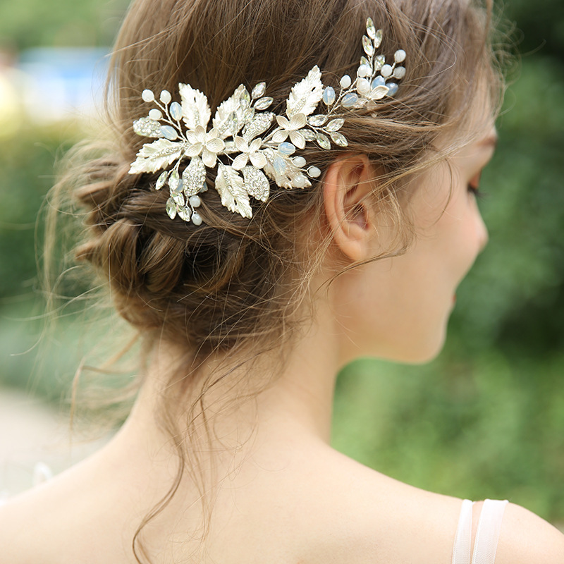 Hairpin hair clip hair accessories for women hair accessories handmade diamond edge clip for wedding hairpin