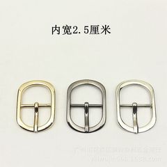Wholesale luggage hardware accessories bag strap Japanese pin buckle bag strap length adjustment buckle metal belt buckle shoe buckle