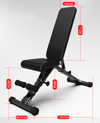 Dumbbell stool Supine Bodybuilding equipment household auxiliary multi-function Abdominal muscle board Fitness Chair Bird Bench press