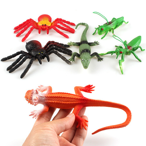 Creative new product soft rubber simulation animal prank to vent and relieve stress toys lobster spider street stall supply wholesale