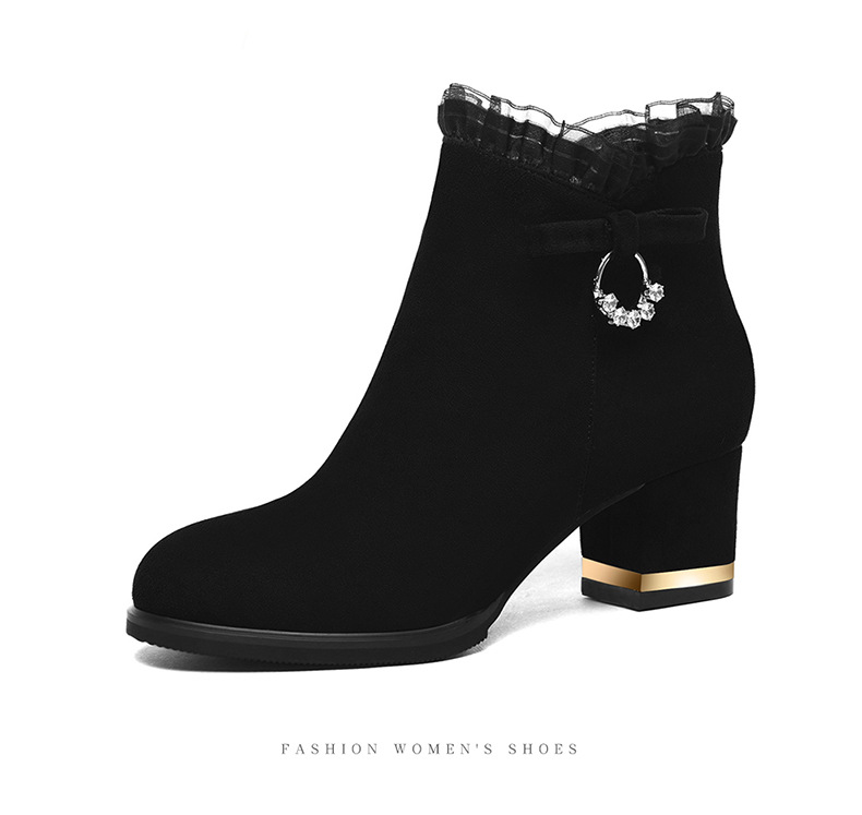 Bottes femme en PU artificiel - Ref 3355562 Image 11