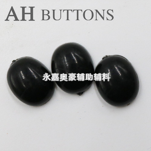 Wholesale doll animal teddy bear toy doll oval semicircle black mushroom button eye button