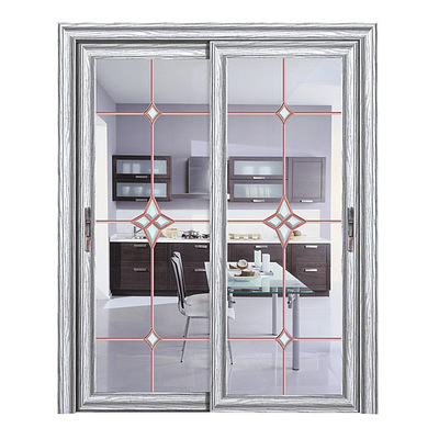 厂家批发 室内客厅阳台厕所简约推拉门 玻璃隔断浴室卫生间折叠门|ms