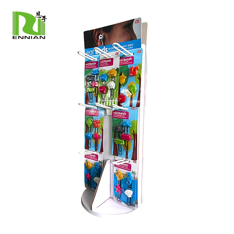 恩年展示架 两面旋转展示架 四面旋转纸展示架