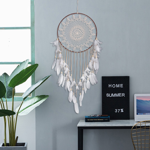 Mengsong factory direct sales lace dream catcher, Nordic dream catcher, creative wind chime dream catcher, wedding dream catcher