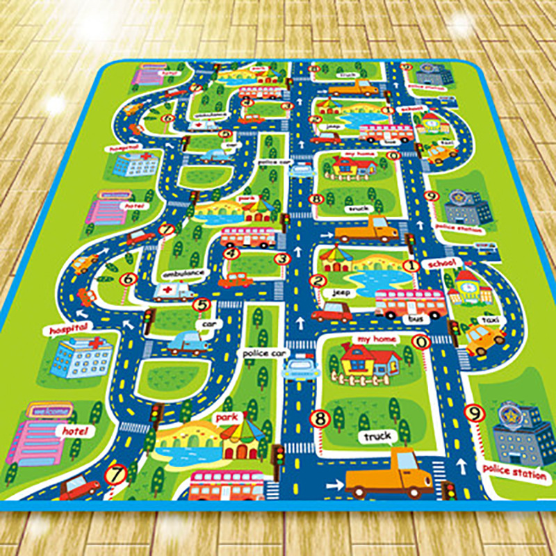 Single City Traffic map Baby crawling mat Toys Mat Climbing pad Aluminum brand eva