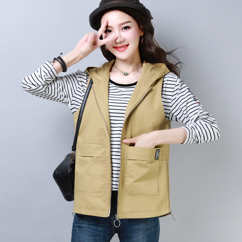 Gilet femme en Mélange de coton - Ref 3317951 Image 1