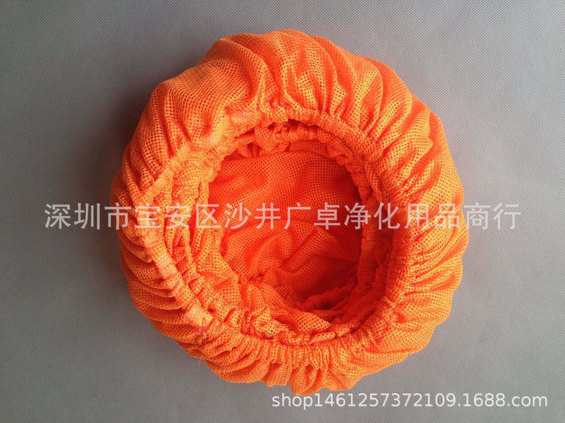 厂家防静电网帽 透气防尘帽工作帽无尘帽白色蓝色男女通用食品帽