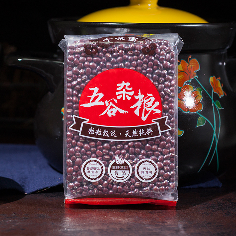 More than ten Mu Red adzuki beans Northeastern red bean Whole grains Wholesale grain wholesale