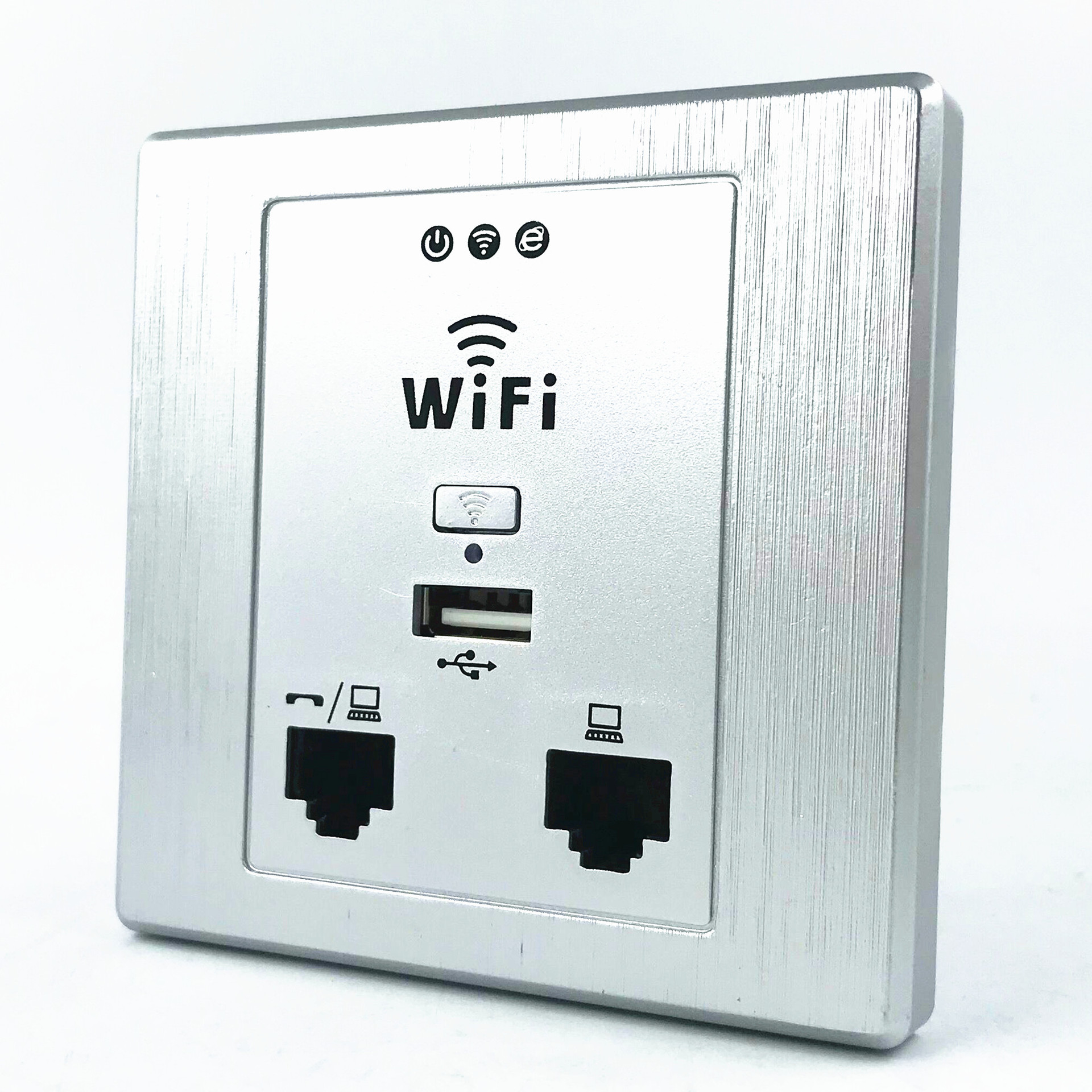 欧腾达WPL6058-300M拉丝金银白黑嵌入式面板AP路由器酒店宾馆wifi